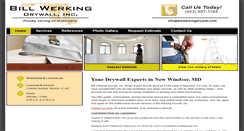 Desktop Screenshot of billwerkingdrywall.com