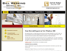 Tablet Screenshot of billwerkingdrywall.com